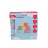 Chad Valley pack of 9 sensory stacking cubes - British product