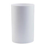 Sainsbury's Home white plastic bathroom tumbler (British brand)