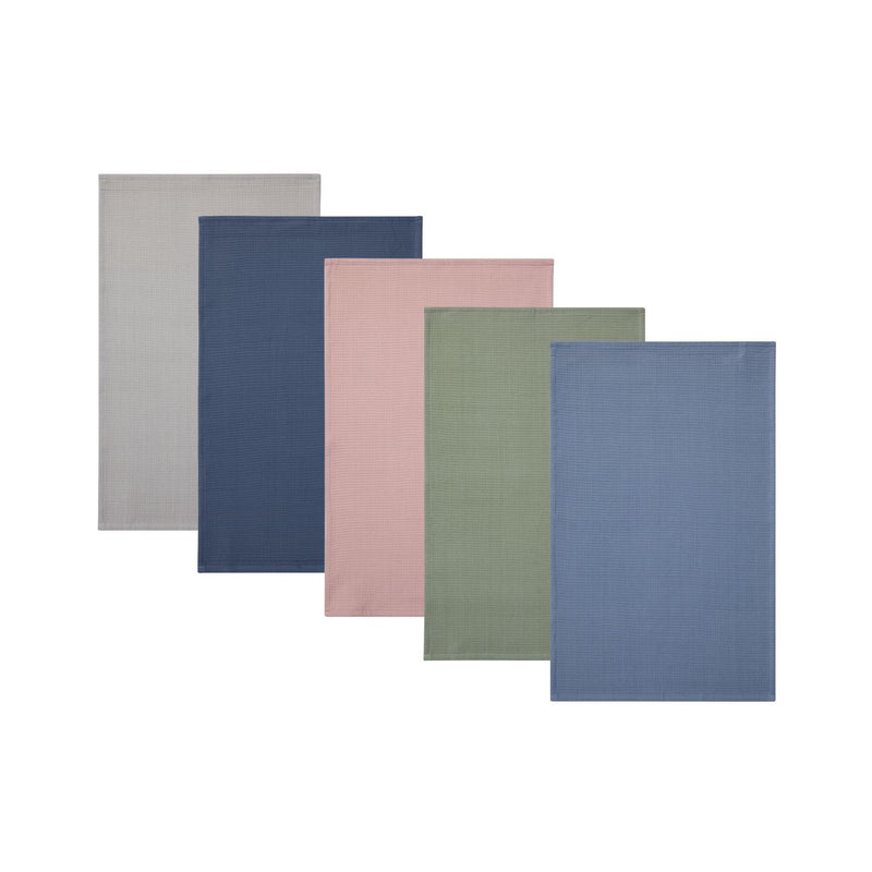 Sainsbury's Home waffle tea towels 5 pack (British brand)