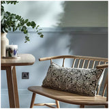 Sainsburys Habitat x Morris & Co. Sunflower Woodblock Bolster Cushion 80cm x 30cm- Buy online at McGrocer