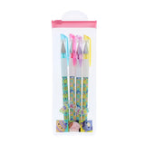 Sainsburys Squishmallows Gel Pen Set - 4 Assorted Colours with Reusable Wallet 19.8 x 7.1 x 1cm- Buy online at McGrocer