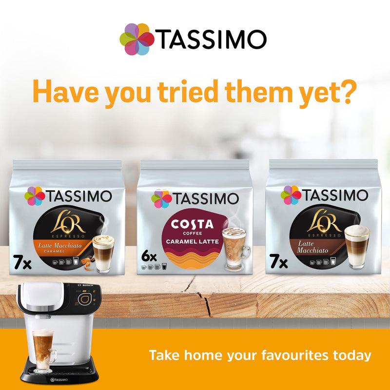 Tassimo Costa Latte coffee pods 6 pack (British brand)