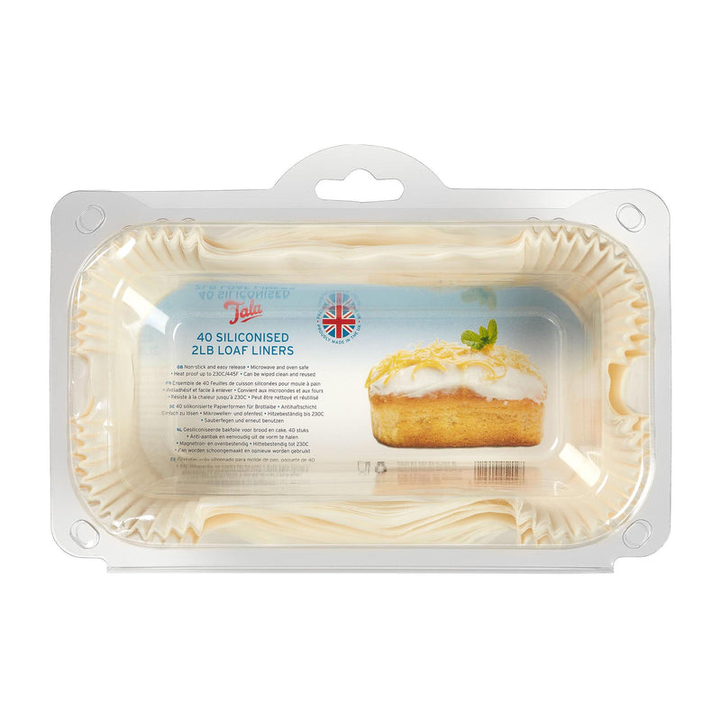 Tala siliconised loaf liners 40 pack (British brand)