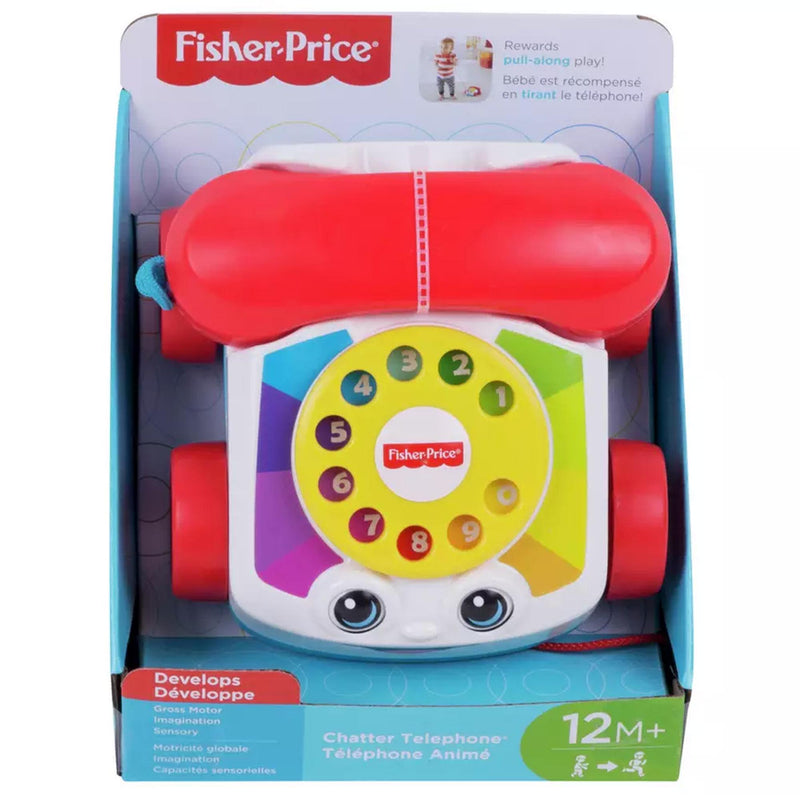 Fisher-Price Chatter Telephone pull-along toy - British product