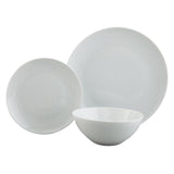 Sainsburys Sainsbury's Coupe Porcelain Dinner Set Super White 12-piece- Buy online at McGrocer