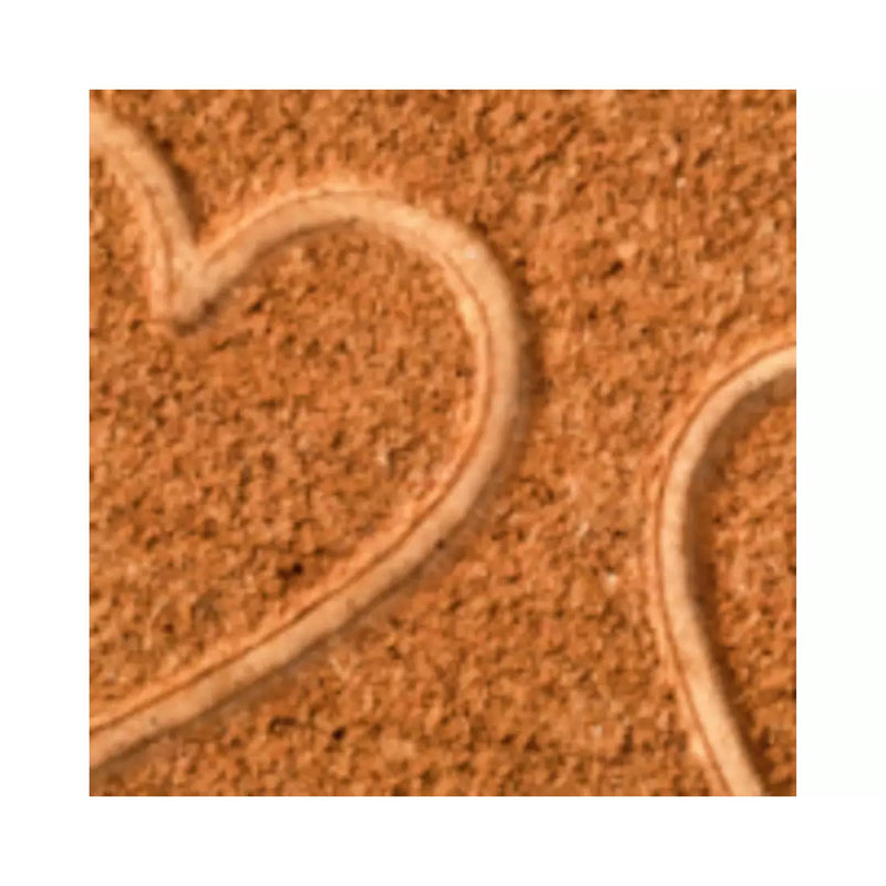 Sainsbury's Home hearts debossed coir doormat 40x60cm, UK version