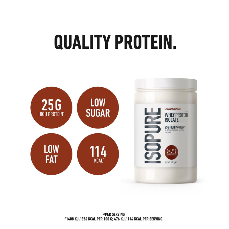 Isopure Whey Protein Isolate Chocolate 480g, UK version
