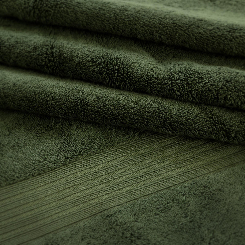 Habitat Egyptian bath sheet forest green - British product