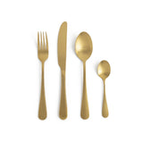 Sainsbury's Home cutlery set gold stainless steel 16 pieces (British brand)