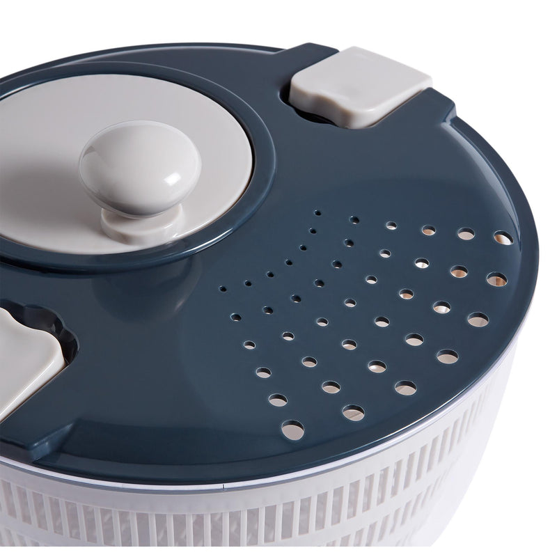 Habitat salad spinner blue plastic, imported from the UK