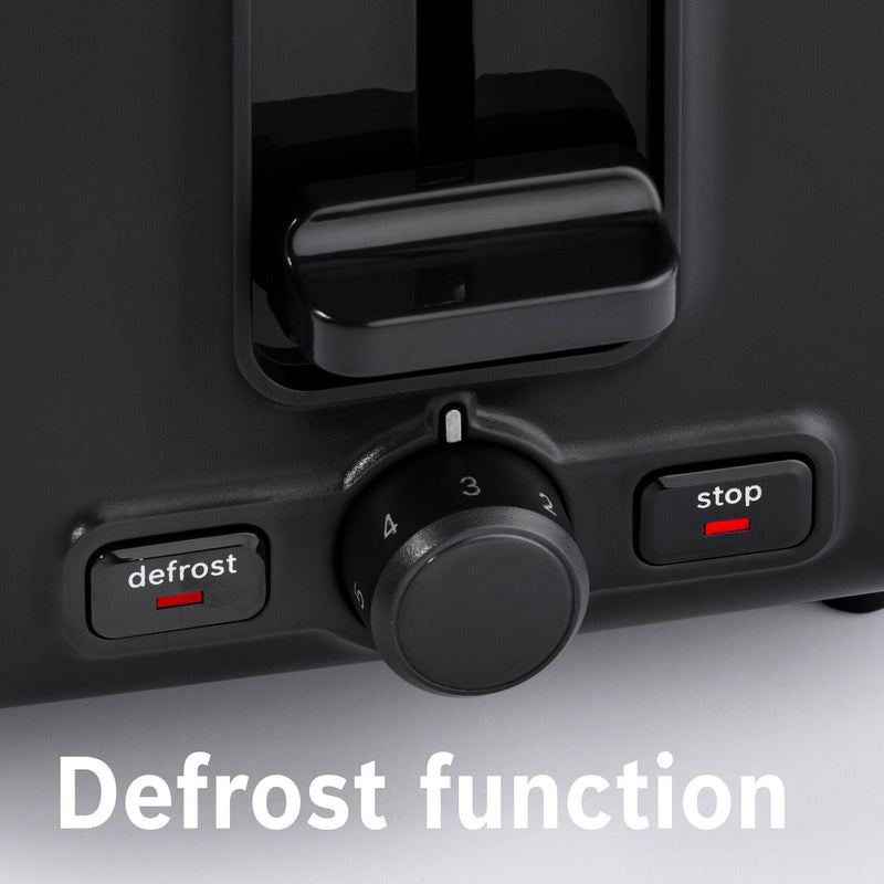 Bosch DesignLine 2-slice toaster stainless steel (British brand)