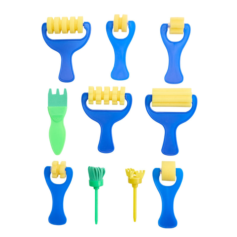 Get Creative Paint Roller Pattern Set 10 Pack, UK version