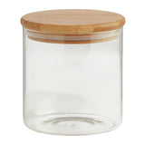 Sainsburys Habitat Round Glass Jar With Bamboo Lid Food Storage Container 660ml- Buy online at McGrocer