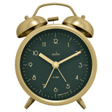 Sainsburys Acctim Aksel Double Bell Alarm Clock Brass- Buy online at McGrocer