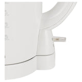 Cookworks white electric kettle 1.7L, imported from the UK