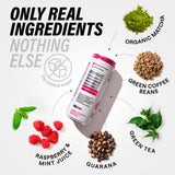 Brite energy drink sparkling raspberry mint 330ml - British product