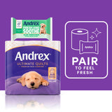 Andrex Ultimate Quilts Mega toilet rolls x9 (British brand)