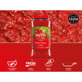 Mutti tomato pasta sauce with basil 400g, imported from the UK