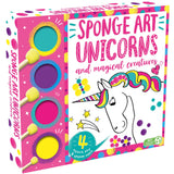 Igloo Books Sponge Art Book Dinosaur Unicorn, imported from the UK