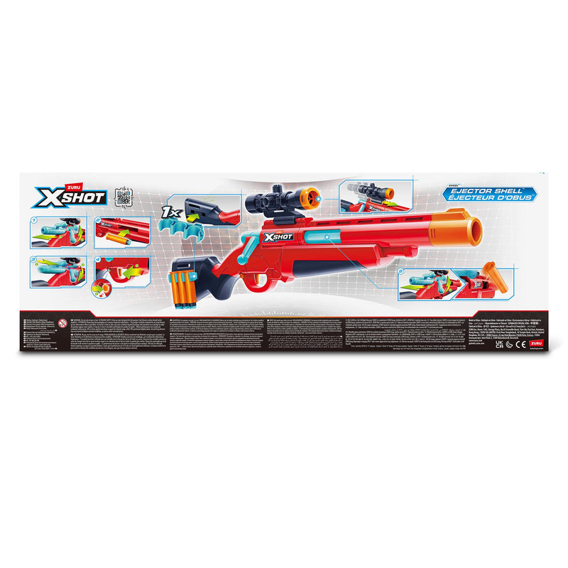 Xshot Excel-S1 bolt action blaster with 16 darts (British brand)