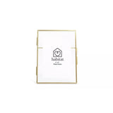 Sainsburys Habitat Skinny Metal Easel Photo Frame Gold 18x13cm- Buy online at McGrocer