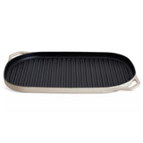Sainsburys Habitat Large Cast Iron Grill Pan Cream Griddle Pan- Buy online at McGrocer