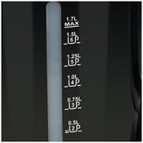 Cookworks electric kettle black 1.7 litre - British product