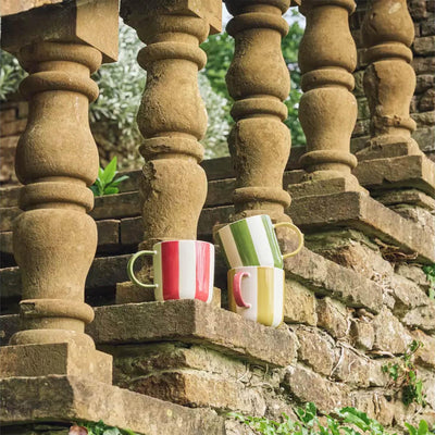 Sainsburys Habitat x Sanderson & National Trust Handpainted Stripe Mug Assortment- Buy online at McGrocer