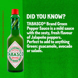 Tabasco mild green hot pepper sauce 57ml (British brand)