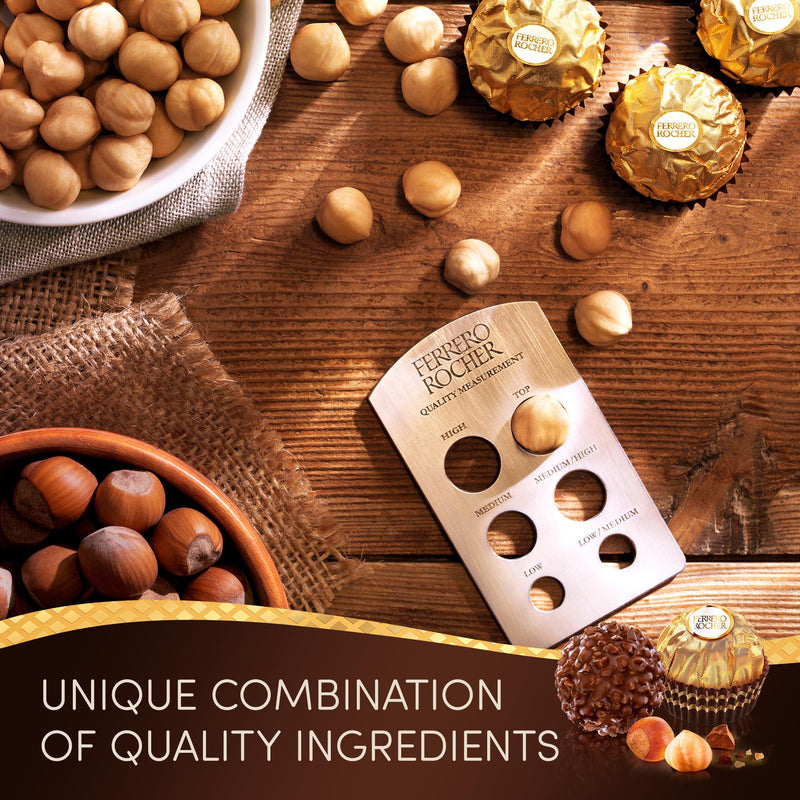 Ferrero Rocher milk chocolate pralines gift box 200g, imported from the UK