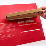 Pukka parcel box 320x230x19mm 10 pack, imported from the UK