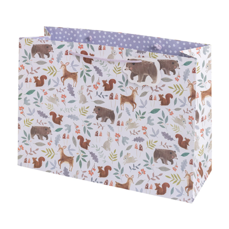 Sainsbury's Woodland Animals extra large gift bag (British brand)