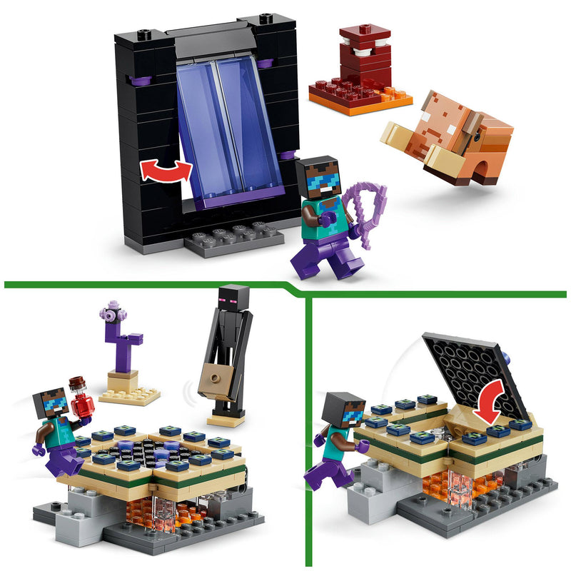 LEGO Minecraft Nether & End Portal Journey toy - British product