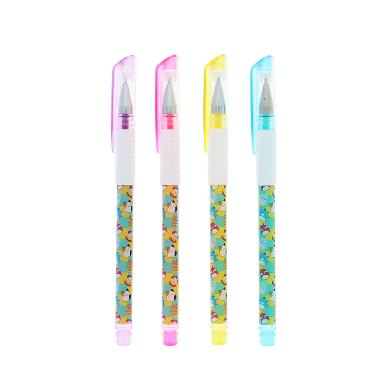 Squishmallows gel pen set 4 colours (British brand)