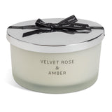 Sainsburys Habitat Luxe Velvet Rose & Amber XL Scented Candle 700g- Buy online at McGrocer