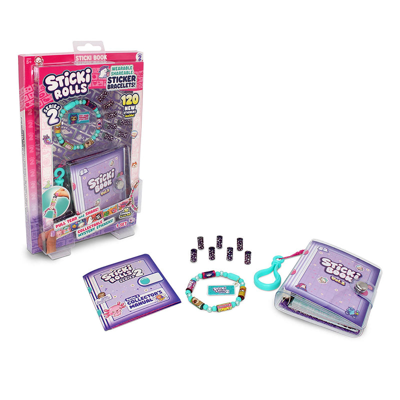 Sticki Rolls sticker book pack Series 2, imported from the UK