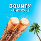 Bounty milk chocolate coconut crispy rolls multipack 5 x 23.4g, UK version