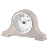Acctim analogue mantel clock taupe 15cm, UK version