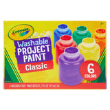 Crayola pack of 6 washable kids paints - British product