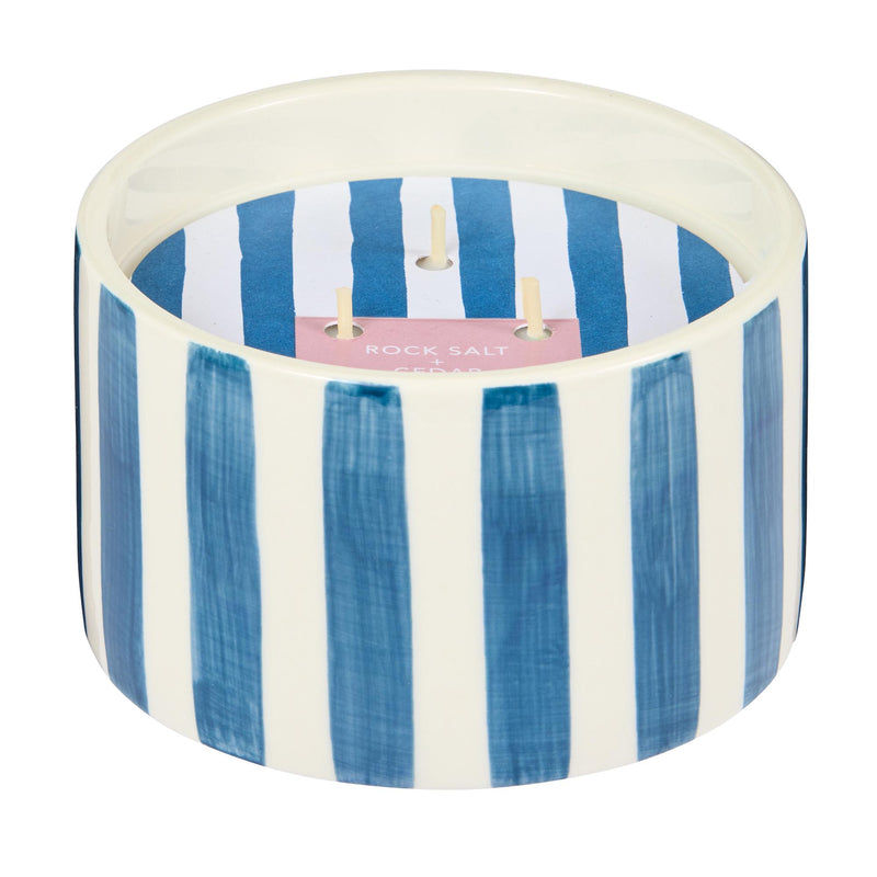 Habitat large candle Rock Salt & Cedar, UK version