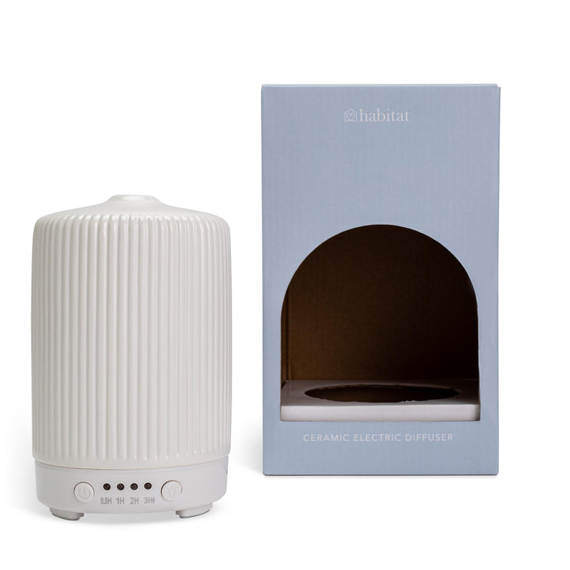 Habitat ribbed ceramic diffuser 100ml (British brand)