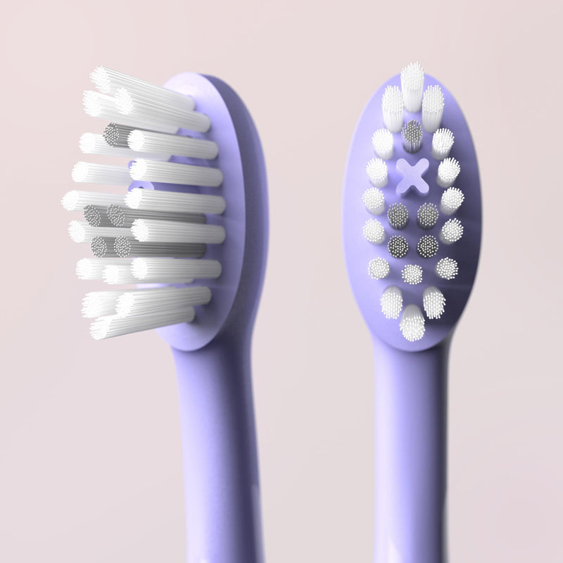 Ordo Sonic Brush Heads Pearl Violet 4-pack, imported from the UK