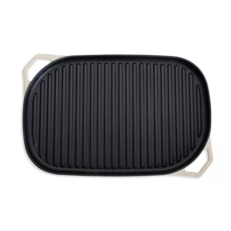 Habitat cast iron grill pan Large Cream, UK version