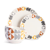 Sainsbury's Home Geo Decal dinner set 12-piece, imported from the UK