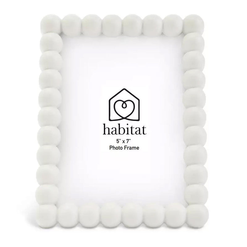 Habitat bobble picture frame white 5x7 inch, UK version