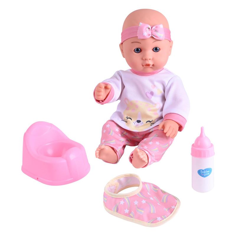 Chad Valley drink and wet baby doll 30cm - British product