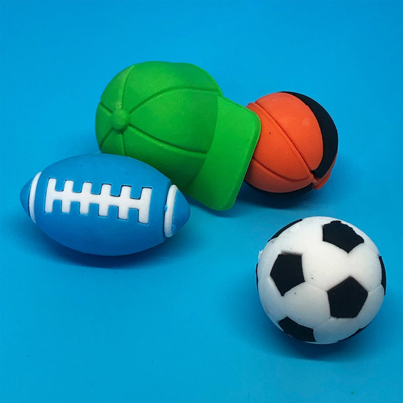 Tinc Sports Eraser Collection sculpted erasers (British brand)