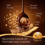 Ferrero Rocher milk chocolate pralines gift box 200g, imported from the UK