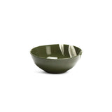 Habitat stoneware floral cereal bowl green 580ml, UK version