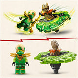 LEGO Ninjago spinner battle toy 71850 Lloyd Earth Monster minifigures, imported from the UK